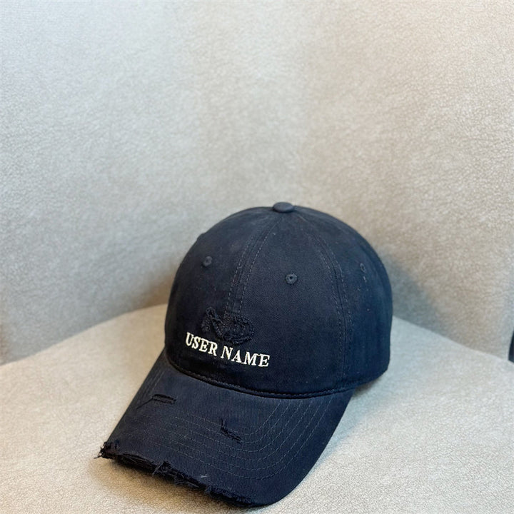 Kvinne Slitt Fritid Justerbar Baseball Cap Skanto