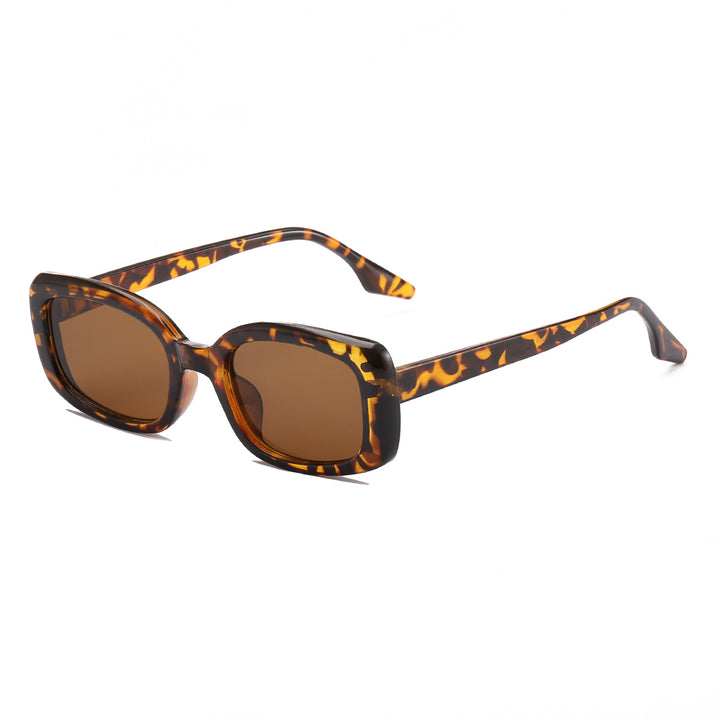 Dame stor kvadratisk solbrille med moderne ramme og UV-beskyttelse Skanto