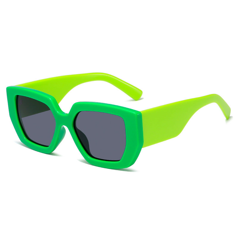 Damer Ekstravagant Geometrisk Solbrille Skanto