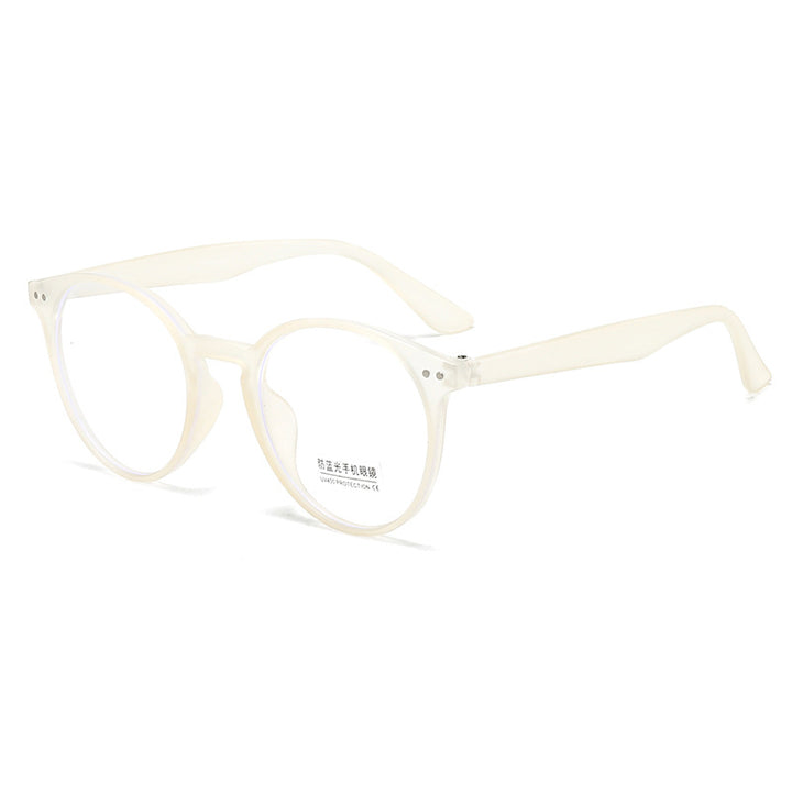 Dame Cat-Eye solbriller med transparent ramme Skanto