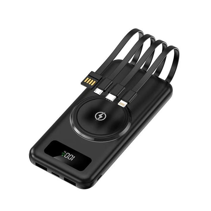 Bærbar powerbank med trådløs ladefunksjon Skanto