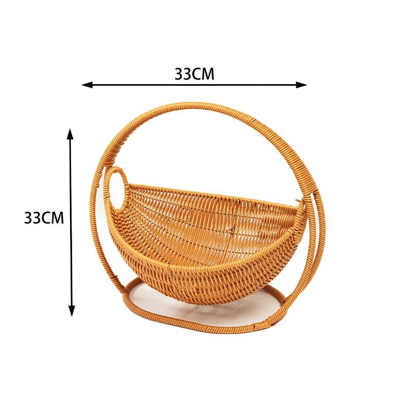 Unisex Designer Oppbevaringskurv med elegante håndtak Skanto