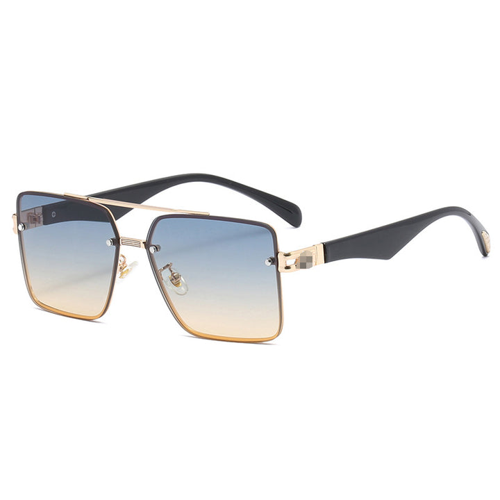 Dame motefull solbrille med elegant metallramme Skanto