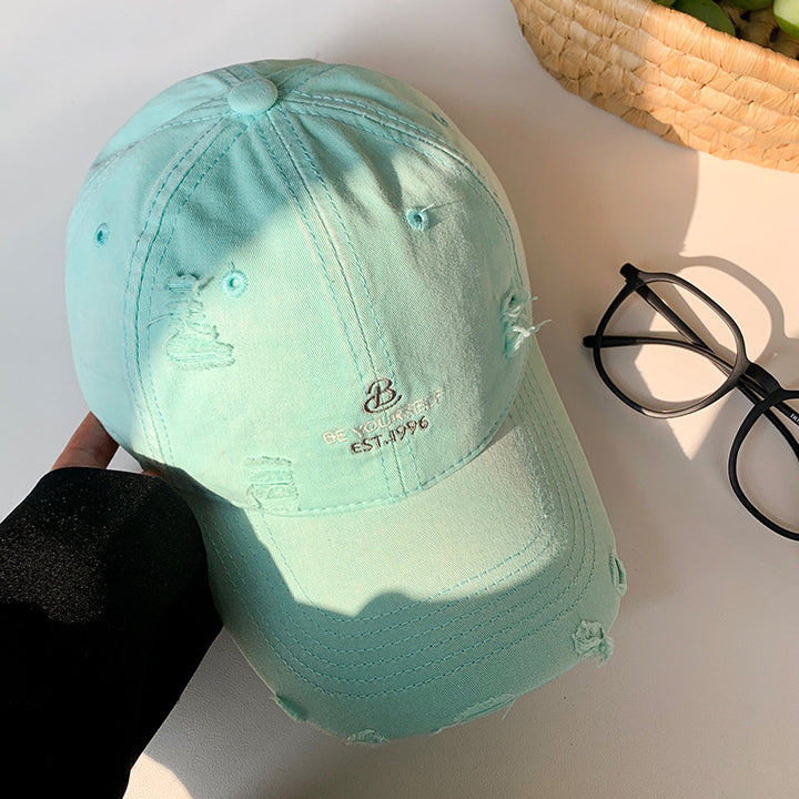 Kvinne Slitt Casual Baseball Caps Skanto