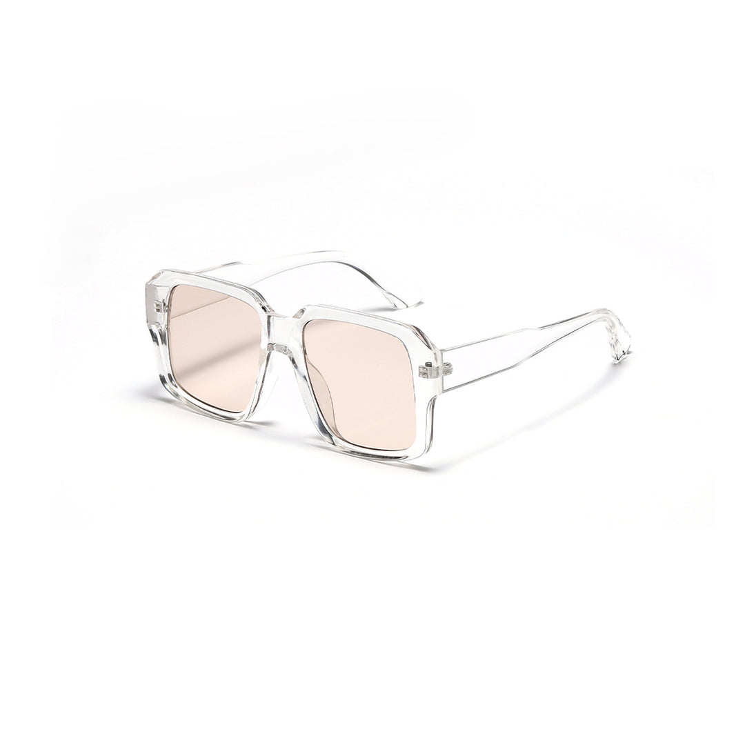 Dame moteriktig kvadratisk solbrille i moderne skilpadde-design Skanto
