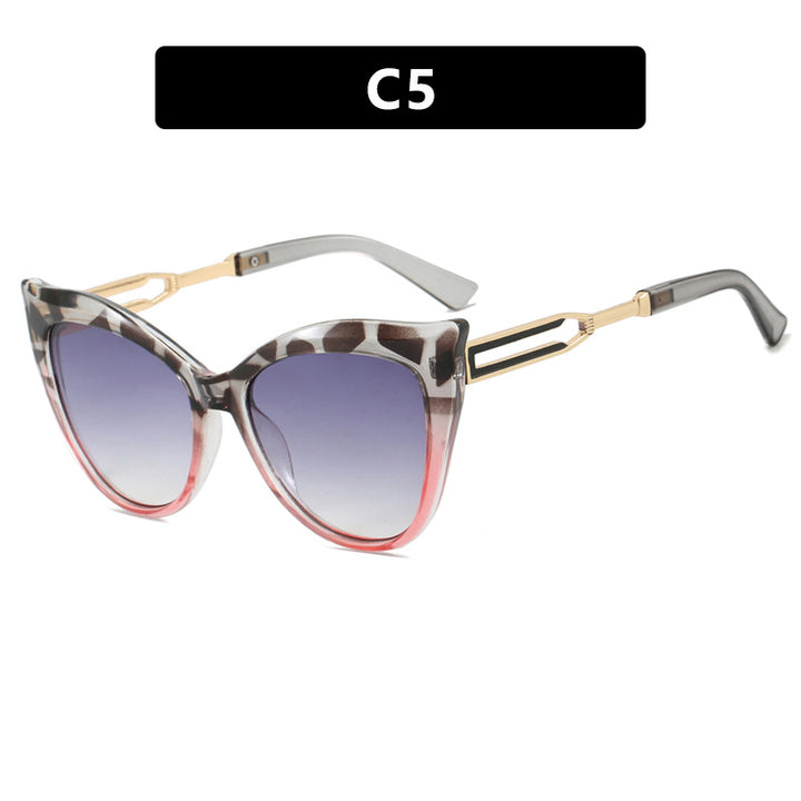 Dame cat-eye briller med elegant metallramme Skanto