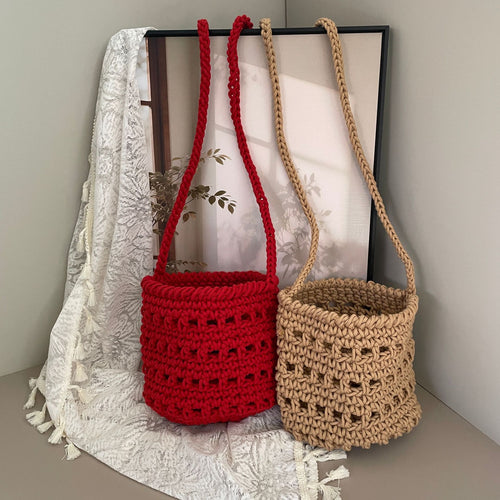 Makramee Håndveske i Boho-stil Skanto