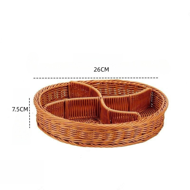 Dame Elegant Etasje Kurv med Skillerom Skanto