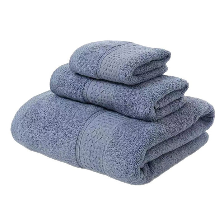 Frotteehåndkle-sett med elegant struktur Skanto