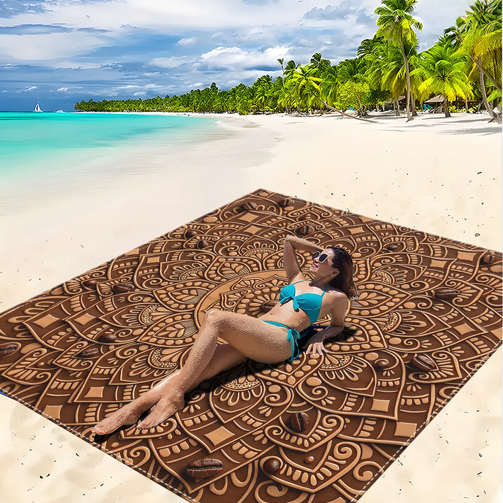 Mandala Design Strandmat Skanto
