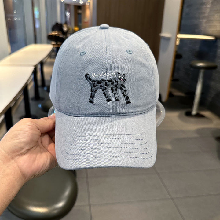 Kvinners trendy dyreprint baseballcap Skanto