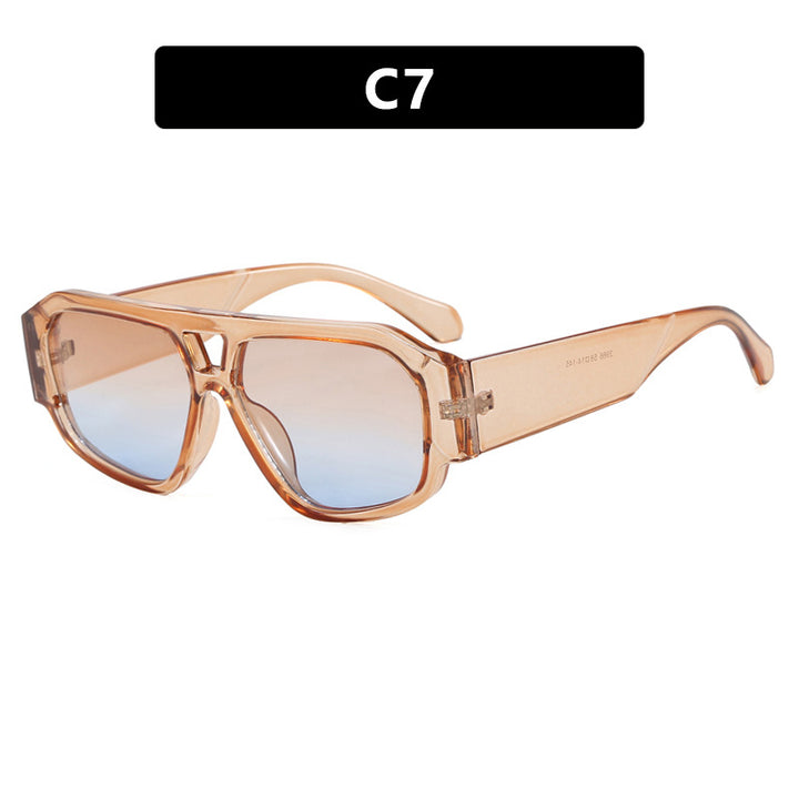 Dame solbrille med iøynefallende oktagon-design og UV-beskyttelse Skanto