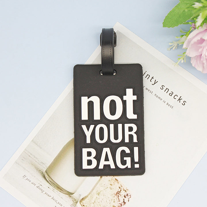 Unisex Bagasjelapp med humoristisk design Skanto