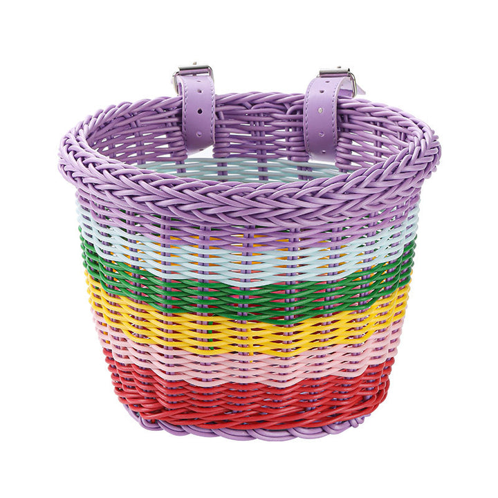 Damer Håndlaget Kurv med fargerikt Design Skanto