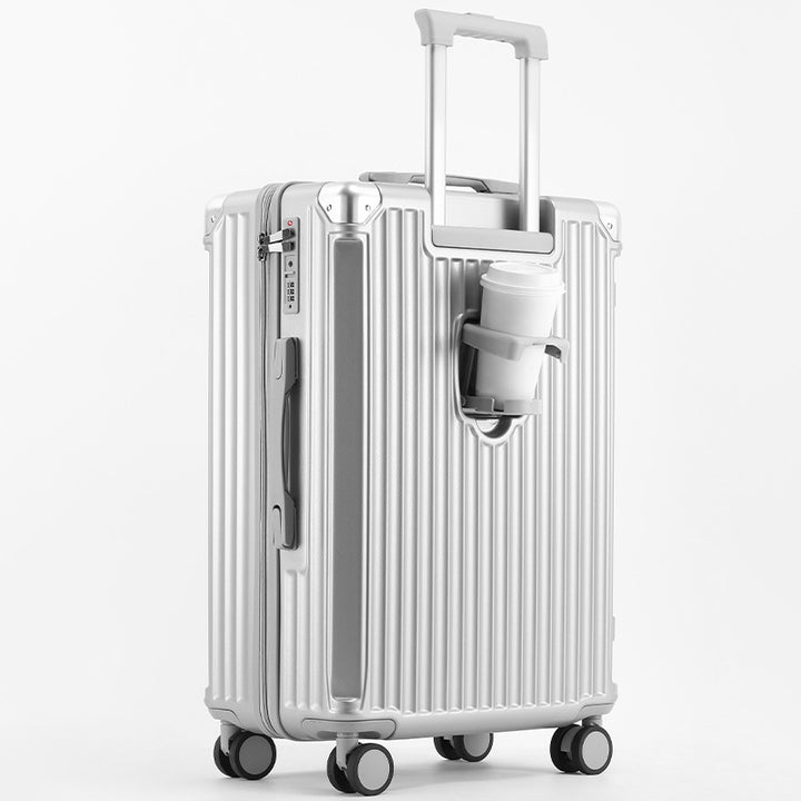 Unisex Reisevennlig Hard Shell Koffert med Integrert Drikkeholder Skanto