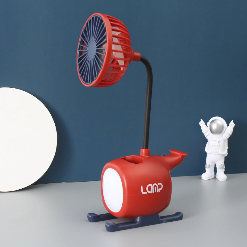 Dame multifunksjonell bordvifte med LED-belysning og fleksibel arm Skanto