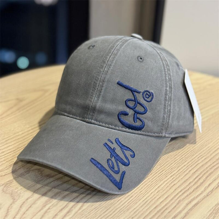 Kvinners brodert casual bomull baseball caps Skanto