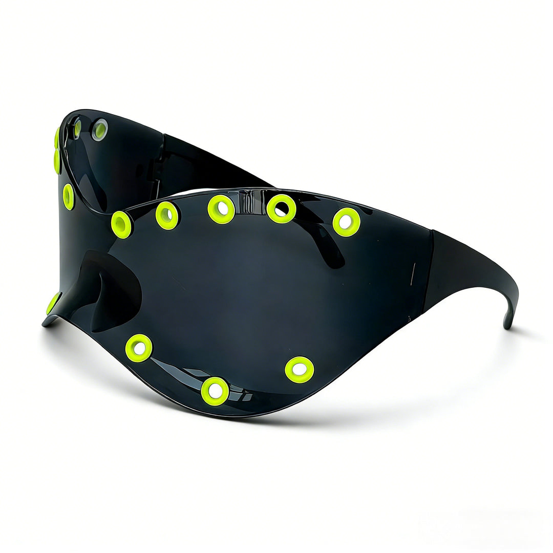 Damer Sporty Designer-solbriller med innovative metalakenter Skanto