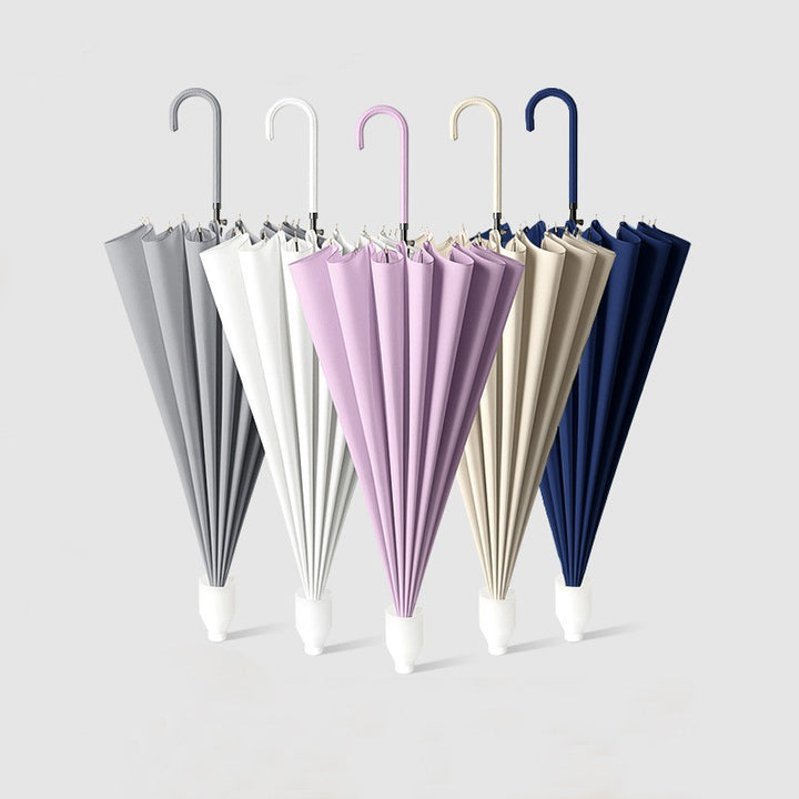 Damer elegant automatisk paraply med ergonomisk design og vindresistent konstruksjon Skanto