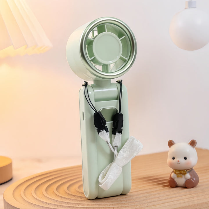 Dame Bærbar Håndvifte med USB-ladefunksjon og ergonomisk design Skanto