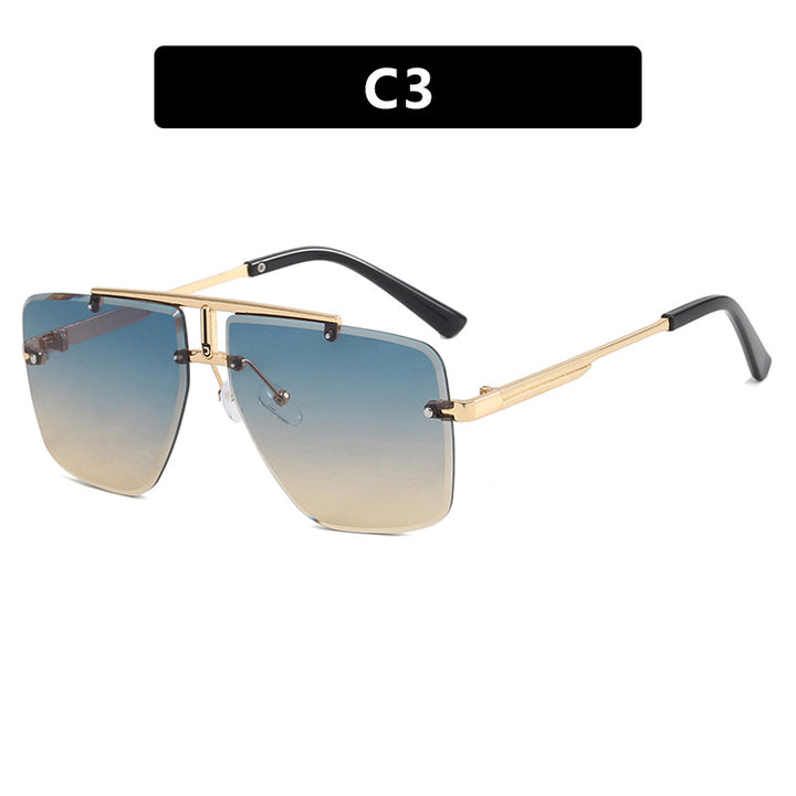 Dame kvadratisk solbrille i stilfull minimalistisk design Skanto