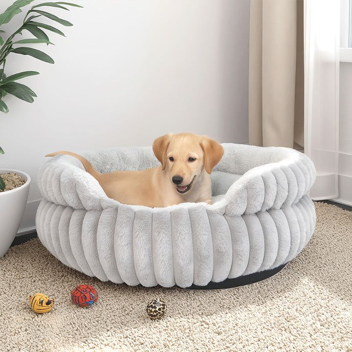 Plysj hundeseng