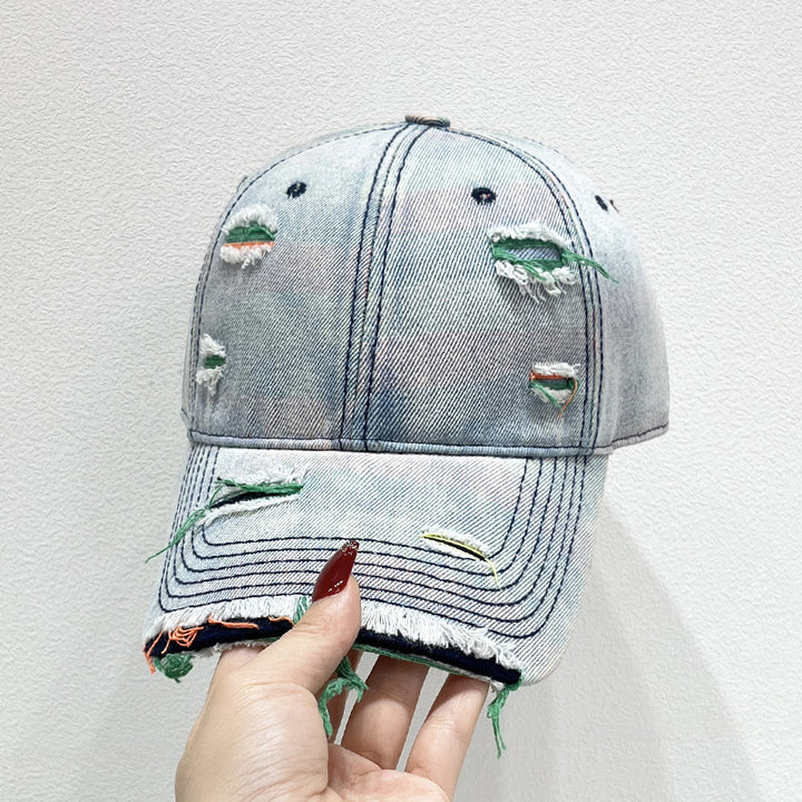 Dame Distretert Denim Baseball Caps Skanto 1784084142