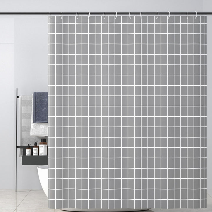 Moderne Geometrisk Mønster Dusjforheng Skanto