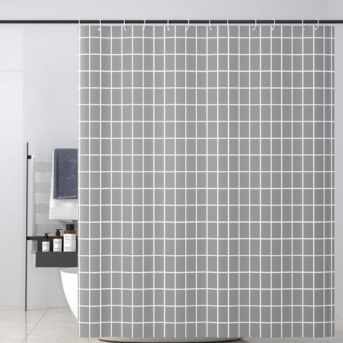 Moderne Geometrisk Mønster Dusjforheng Skanto