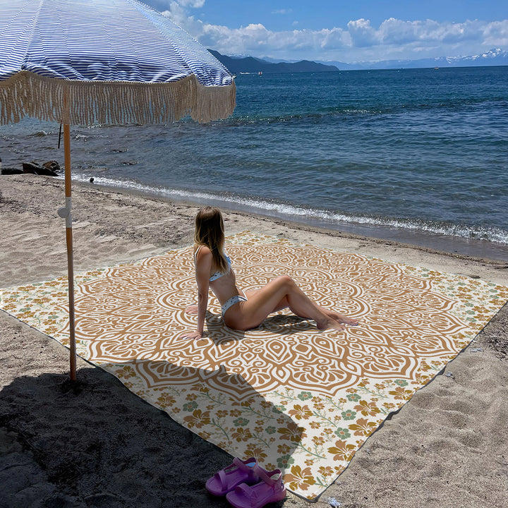 Mandala Design Strandmat Skanto