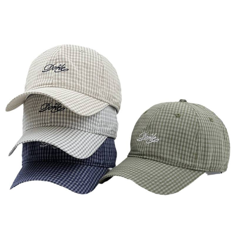 Kvinne Strukturert Rutet Baseballcaps Skanto