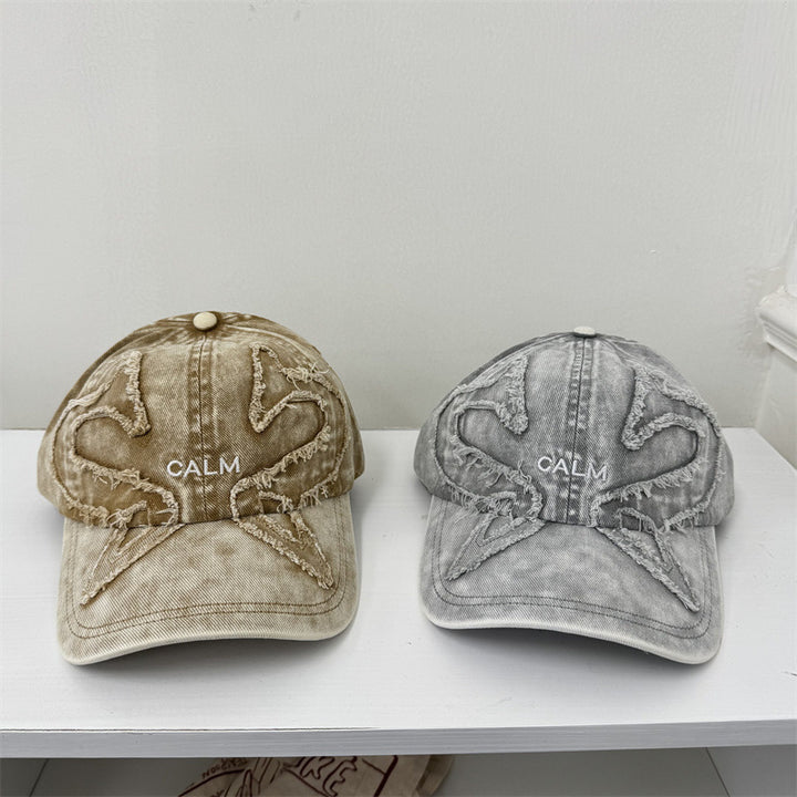 Kvinne's Slitt Grafisk Baseball Caps Skanto