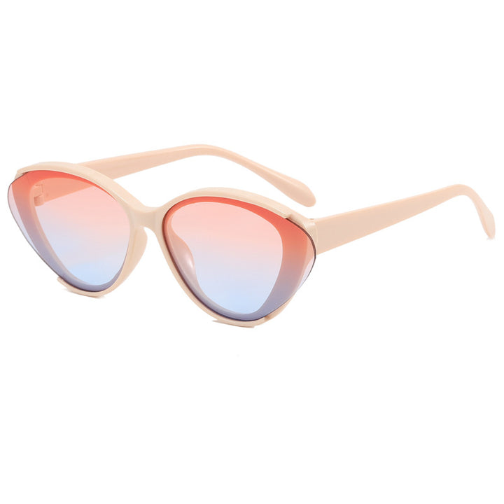 Dame Oversized solbrille med gradient Skanto