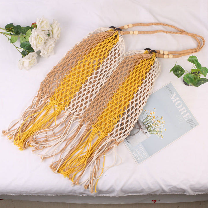 Lett makramee shopper bag Skanto