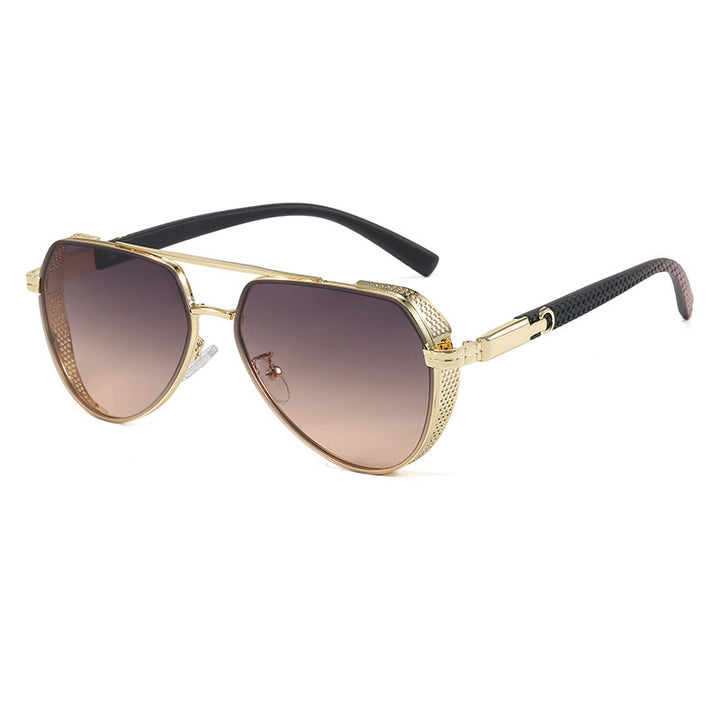 Dame moteriktig solbrille med stilige aksenter Skanto