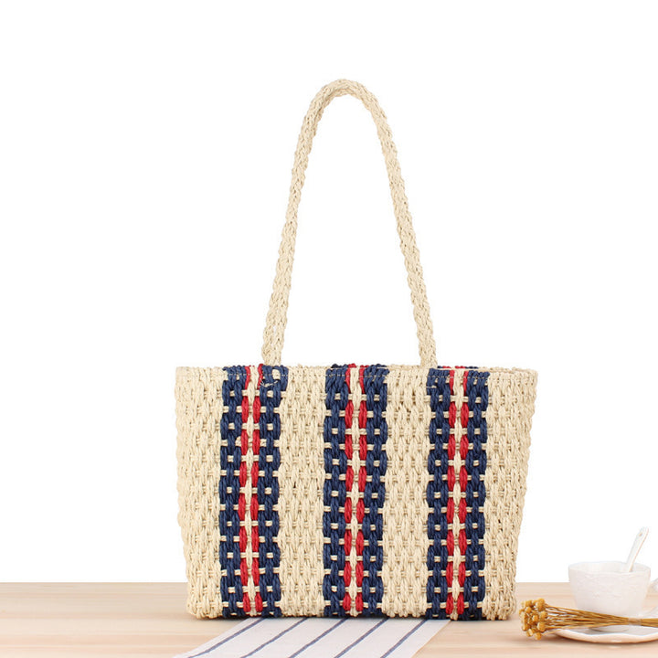 Beach Bag in Elegant Woven Style Skanto