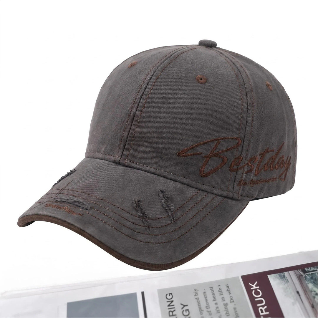 Herre Slitt Casual Bomulls Baseball Caps Skanto