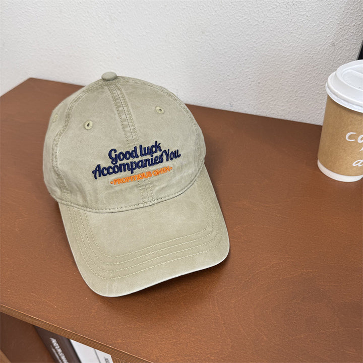 Herrebrodert avslappet baseballcap Skanto