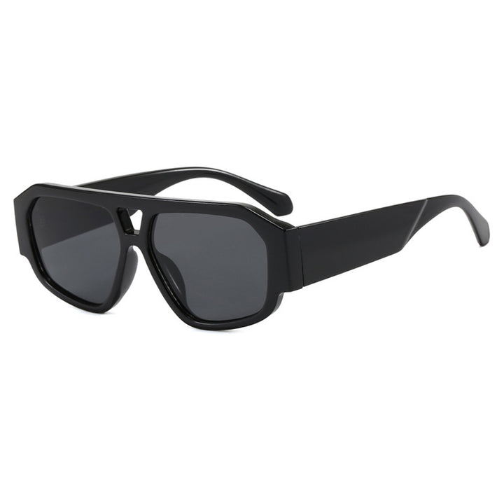 Dame solbrille med iøynefallende oktagon-design og UV-beskyttelse Skanto