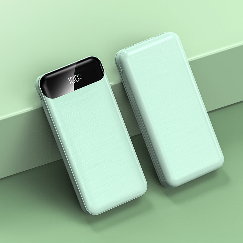 Bærbar powerbank med intelligent LED-display og hurtigopladning Skanto