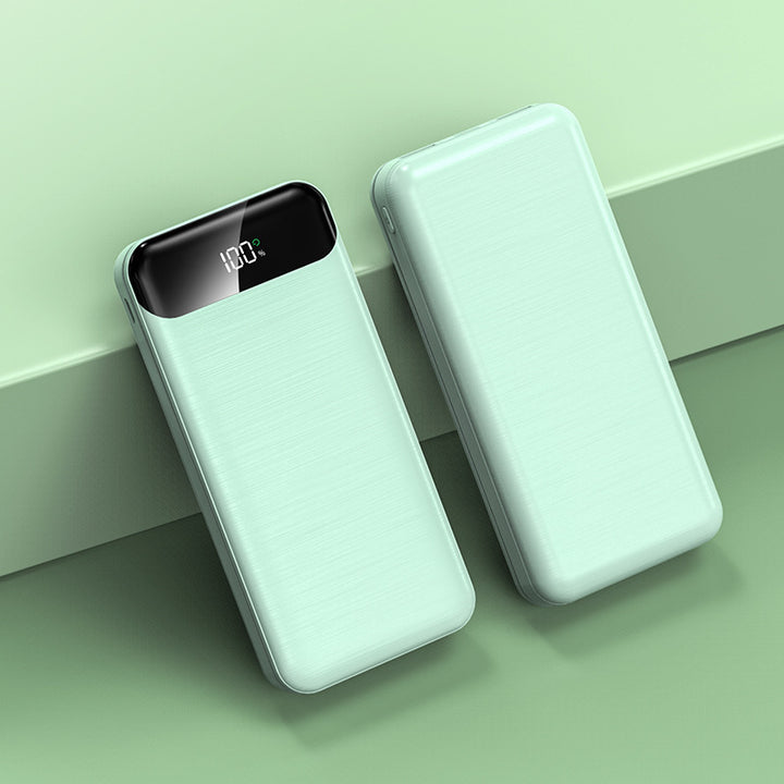 Bærbar powerbank med intelligent LED-display og hurtigopladning Skanto