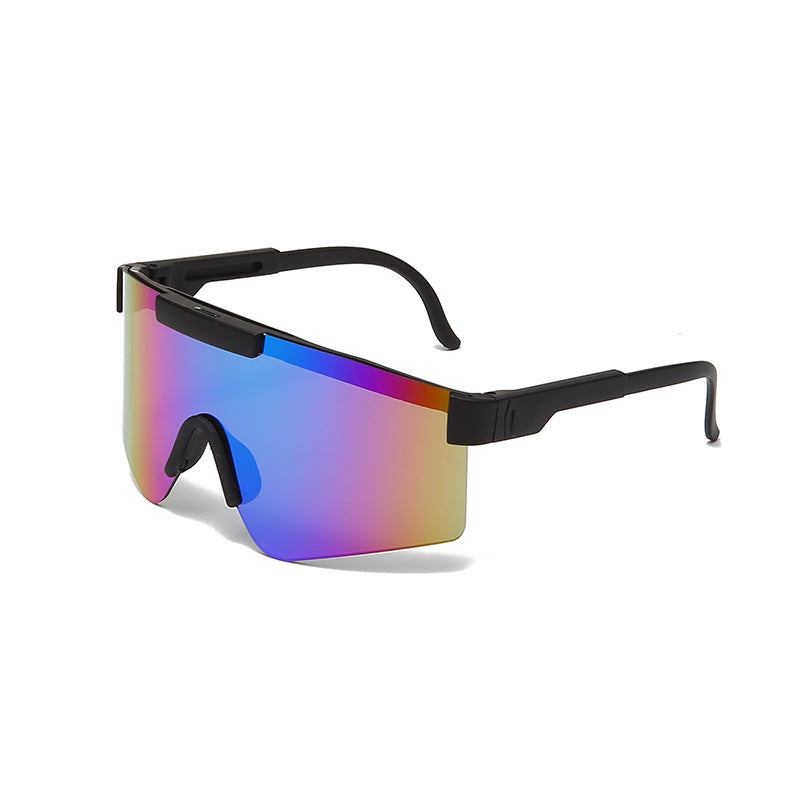 Dame Sport-solbrille med futuristisk design Skanto