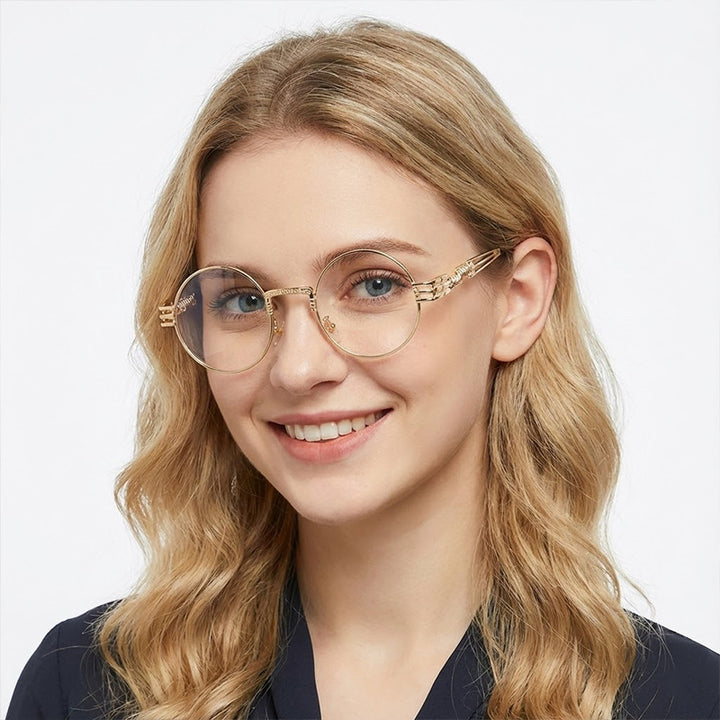 Dame Kunstnerisk Rundbrille Skanto