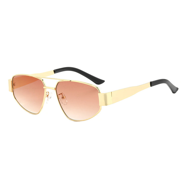Herre Aviator-Style Metalliske Solbriller Skanto