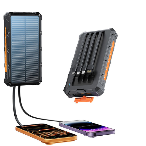 Multifunksjonell solpowerbank med hurtigladefunksjon Skanto