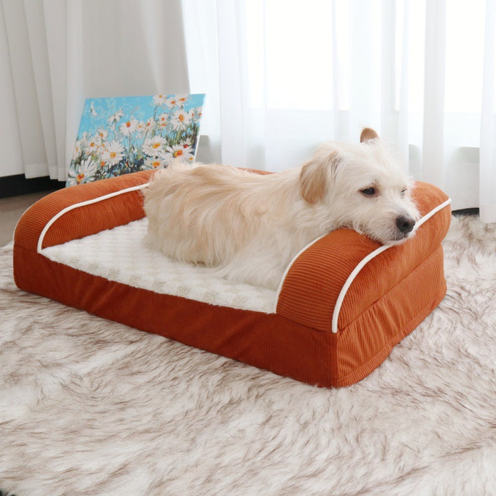 Ortopedisk forsterket hundeseng