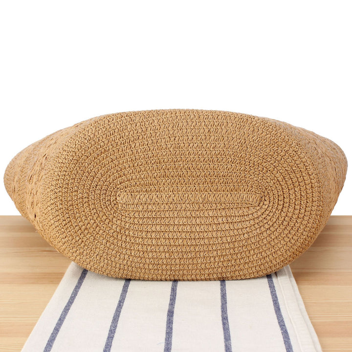 Spacious tote bag made from hand-knotted natural materials Skanto