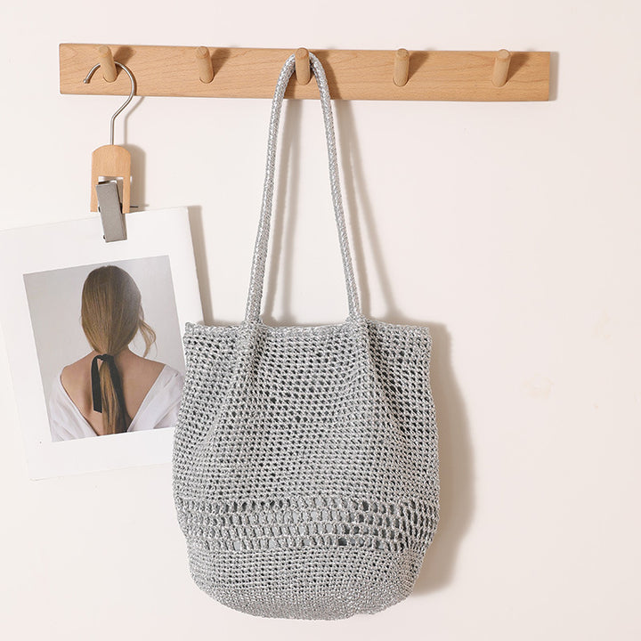 Lett og Pustende Makramee Shopping Bag Skanto
