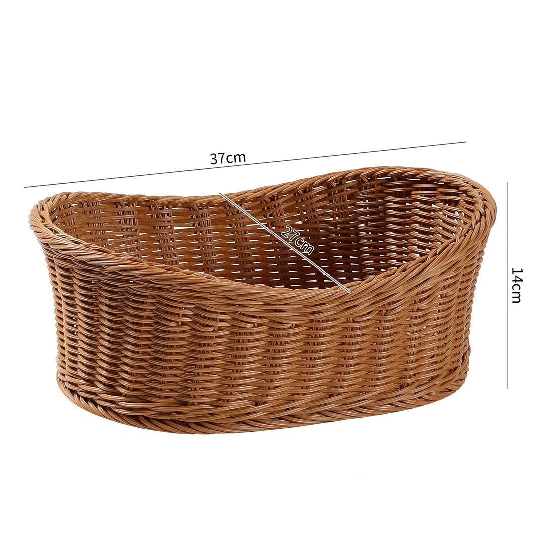 Unisex Elegant oval oppbevaringskurv laget av naturlige materialer Skanto