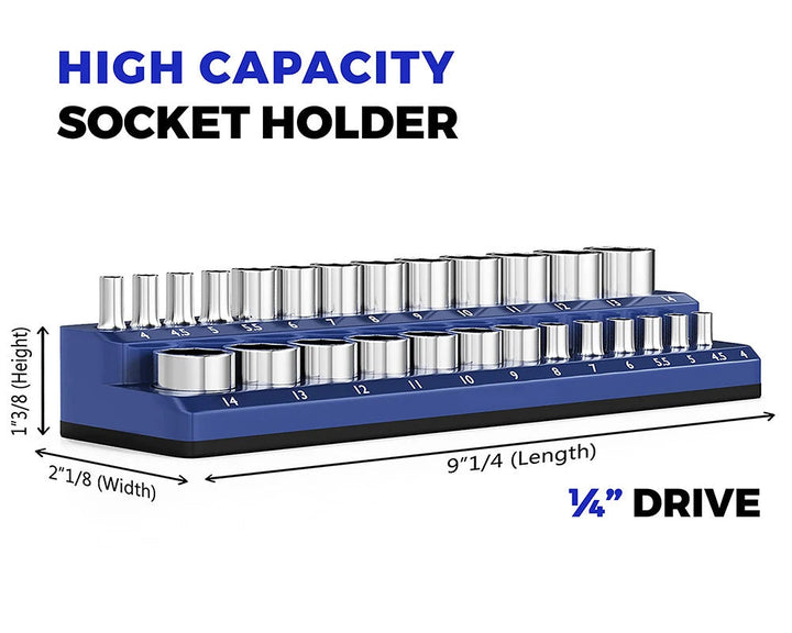 Heavy-Duty Magnetisk Socket Organizer Skanto